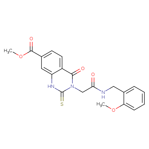 methyl 3-({[(2-methoxyphenyl)methyl]carbamoyl}methyl)-4-oxo-2-sulfanylidene-1,2,3,4-tetrahydroquinazoline-7-carboxylate