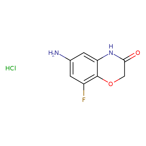 6-Amino-8-fluoro-2h-1,4-benzoxazin-3(4h)-one hydrochloride