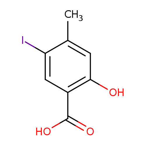 2-Hydroxy-5-iodo-4-methylbenzoic acid