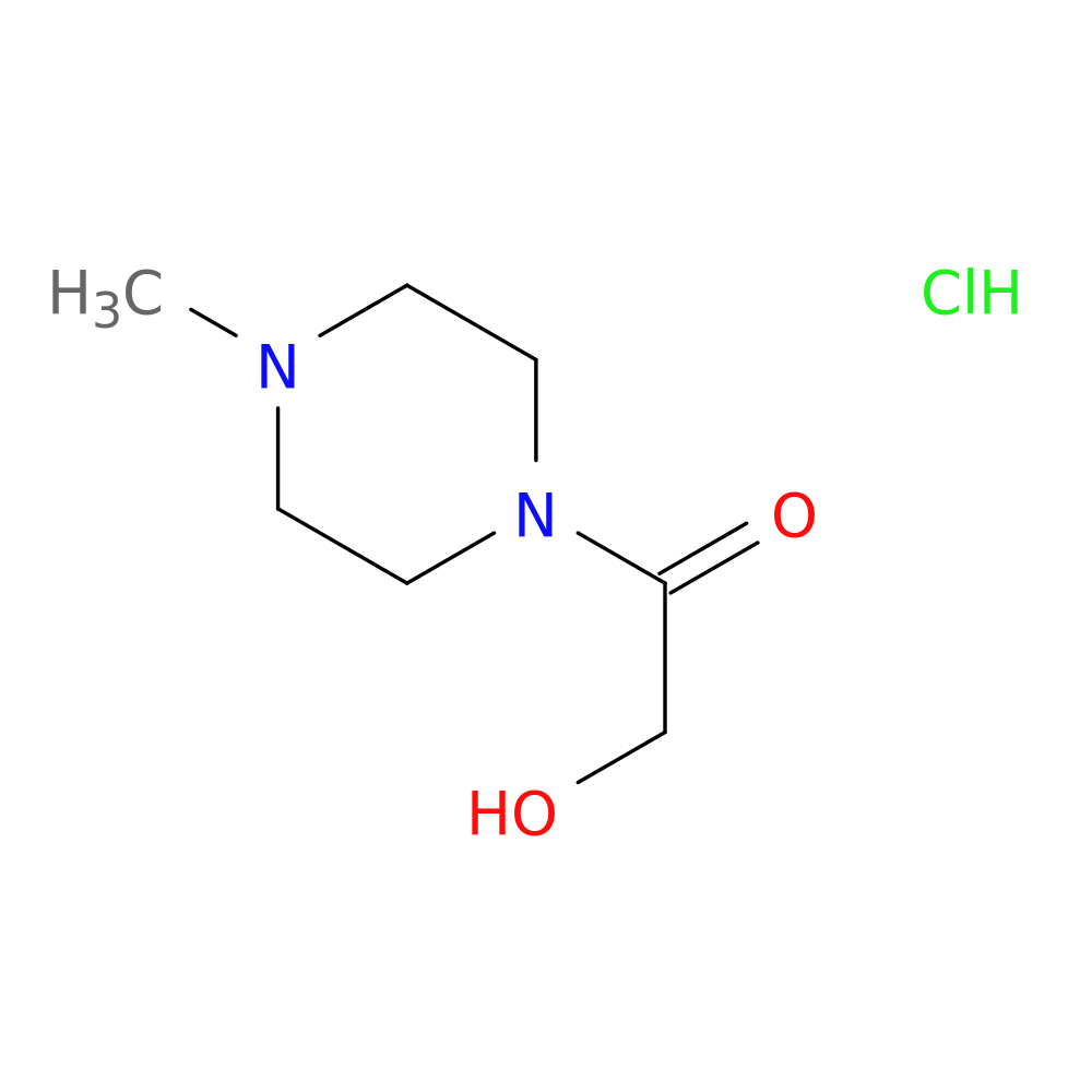 2-Hydroxy-1-(4-methylpiperazin-1-yl)ethanone hydrochloride