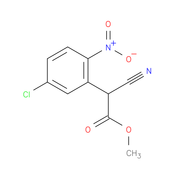 Methyl 2-(5-chloro-2-nitrophenyl)-2-cyanoacetate