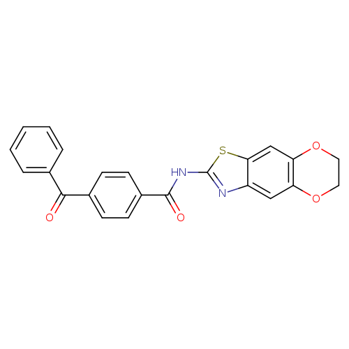 4-benzoyl-N-{10,13-dioxa-4-thia-6-azatricyclo[7.4.0.0^{3,7}]trideca-1,3(7),5,8-tetraen-5-yl}benzamide