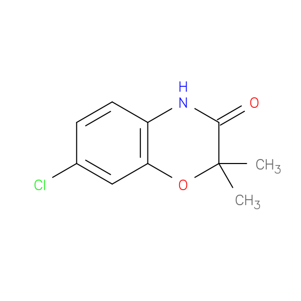 2H-1,4-Benzoxazin-3(4H)-one, 7-chloro-2,2-dimethyl-