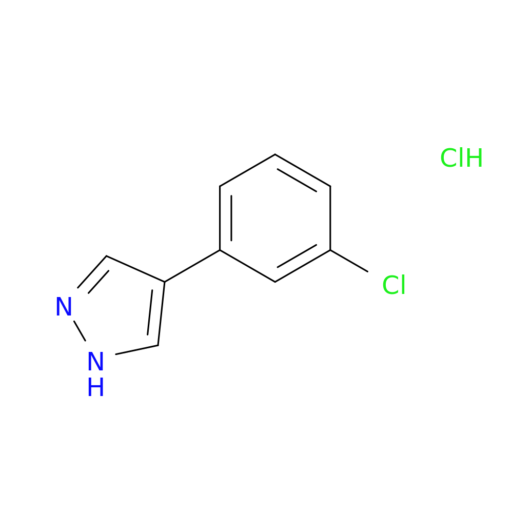 4-(3-chlorophenyl)-1H-pyrazole hydrochloride