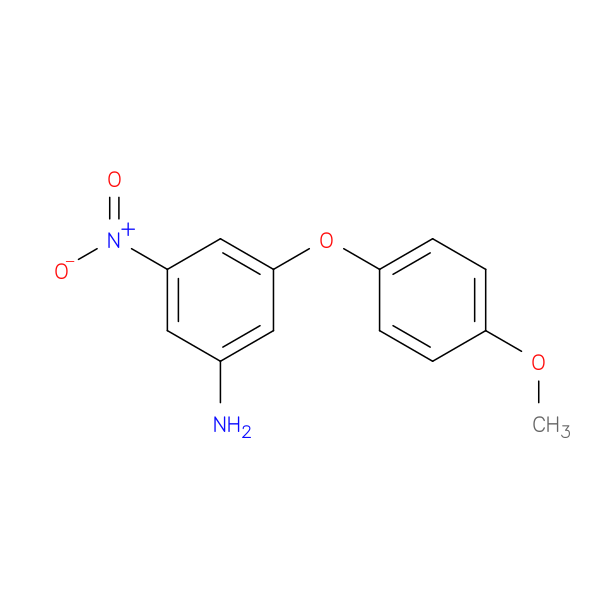 [3-(4-Methoxyphenoxy)-5-nitrophenyl]amine