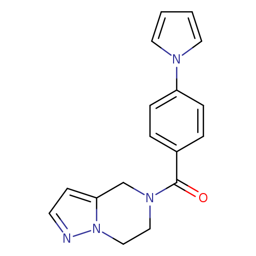 1-(4-{4H,5H,6H,7H-pyrazolo[1,5-a]pyrazine-5-carbonyl}phenyl)-1H-pyrrole
