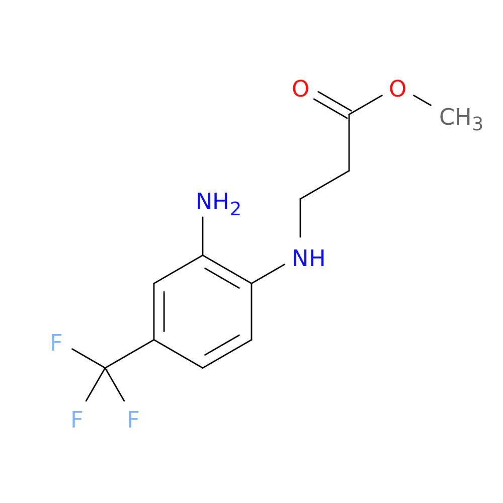 methyl 3-{[2-amino-4-(trifluoromethyl)phenyl]amino}propanoate