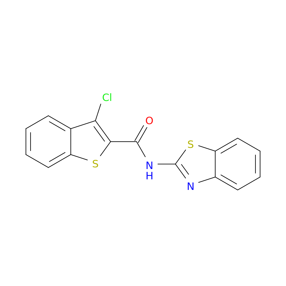 N-(Benzo[d]thiazol-2-yl)-3-chlorobenzo[b]thiophene-2-carboxamide