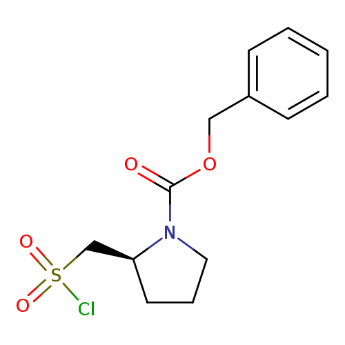 (S)-2-Chlorosulfonylmethyl-pyrrolidine-1-carboxylic acid benzyl ester