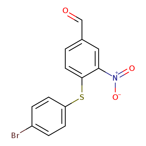 4-((4-Bromophenyl)thio)-3-nitrobenzaldehyde