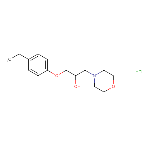 1-(4-ethylphenoxy)-3-(morpholin-4-yl)propan-2-ol hydrochloride
