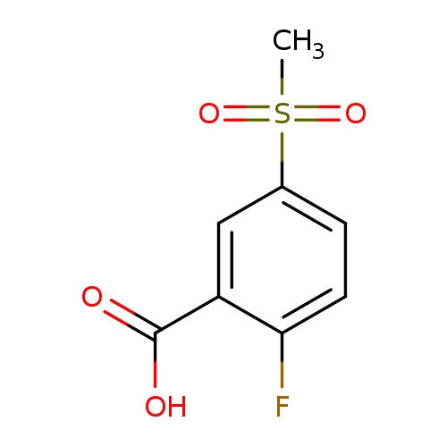 Benzoic acid, 2-fluoro-5-(methylsulfonyl)-