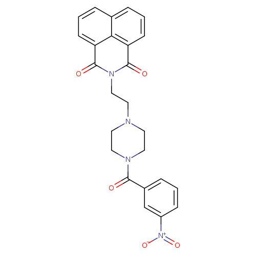 3-{2-[4-(3-nitrobenzoyl)piperazin-1-yl]ethyl}-3-azatricyclo[7.3.1.0^{5,13}]trideca-1(13),5,7,9,11-pentaene-2,4-dione