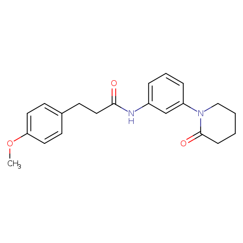 3-(4-methoxyphenyl)-N-[3-(2-oxopiperidin-1-yl)phenyl]propanamide