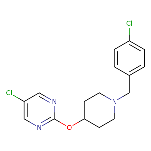 5-chloro-2-({1-[(4-chlorophenyl)methyl]piperidin-4-yl}oxy)pyrimidine