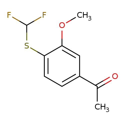 1-{4-[(difluoromethyl)sulfanyl]-3-methoxyphenyl}ethan-1-one