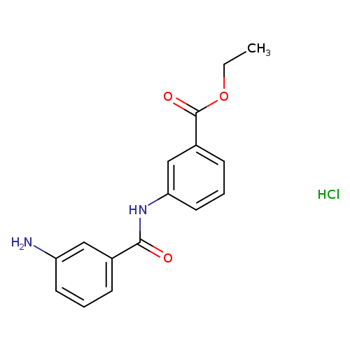 ethyl 3-(3-aminobenzamido)benzoate hydrochloride