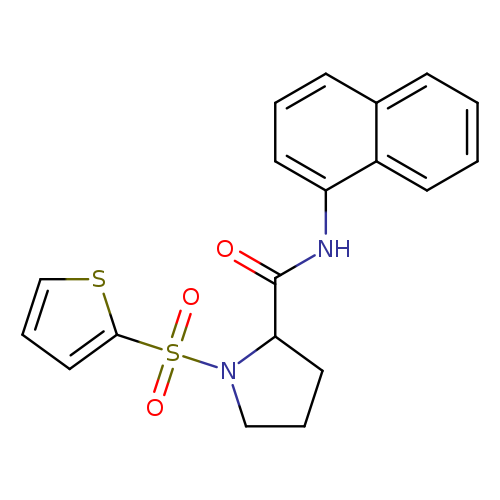 N-(naphthalen-1-yl)-1-(thiophene-2-sulfonyl)pyrrolidine-2-carboxamide