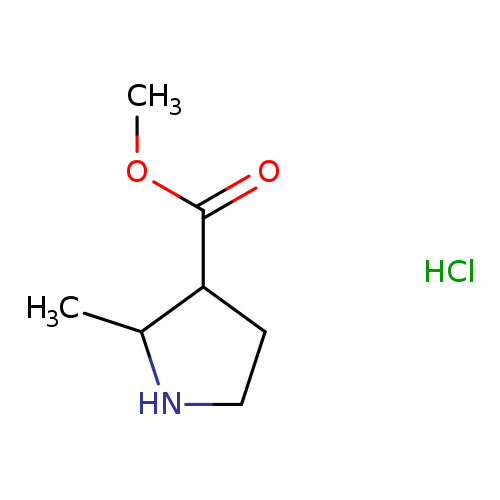 methyl 2-methylpyrrolidine-3-carboxylate hydrochloride, Mixture of diastereomers