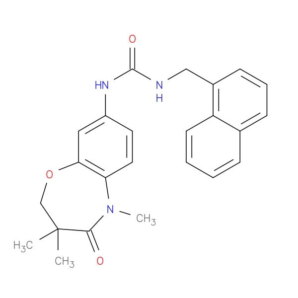 1-[(naphthalen-1-yl)methyl]-3-(3,3,5-trimethyl-4-oxo-2,3,4,5-tetrahydro-1,5-benzoxazepin-8-yl)urea