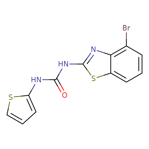 3-(4-bromo-1,3-benzothiazol-2-yl)-1-(thiophen-2-yl)urea