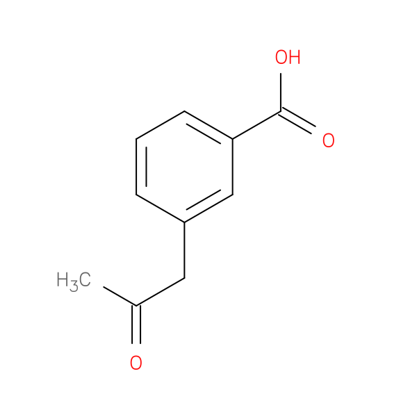Benzoic acid, 3-(2-oxopropyl)-