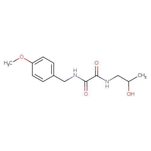 N-(2-hydroxypropyl)-N'-[(4-methoxyphenyl)methyl]ethanediamide