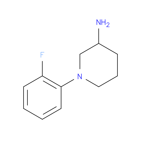 1-(2-Fluorophenyl)piperidin-3-amine