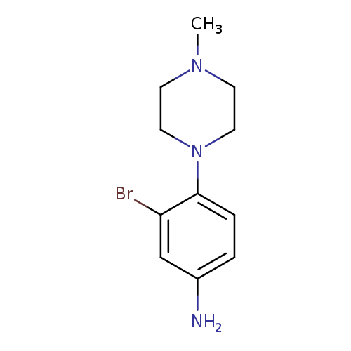 3-bromo-4-(4-methylpiperazin-1-yl)aniline