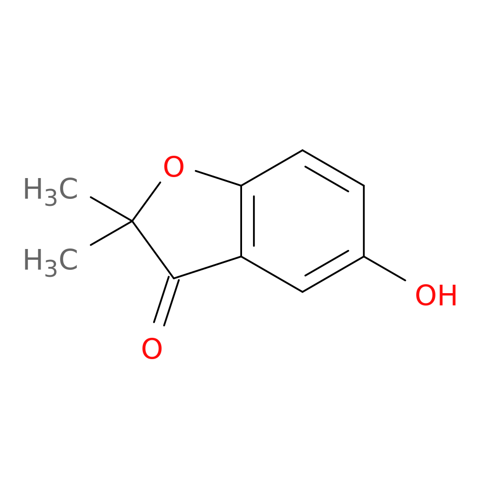 5-hydroxy-2,2-dimethyl-2,3-dihydro-1-benzofuran-3-one