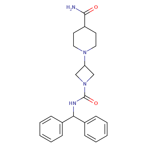 1-{1-[(diphenylmethyl)carbamoyl]azetidin-3-yl}piperidine-4-carboxamide