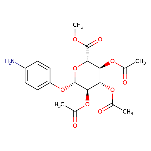 β-D-Glucopyranosiduronic acid, 4-aminophenyl, methyl ester, 2,3,4-triacetate