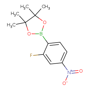 2-(2-Fluoro-4-nitrophenyl)-4,4,5,5-tetramethyl-1,3,2-dioxaborolane