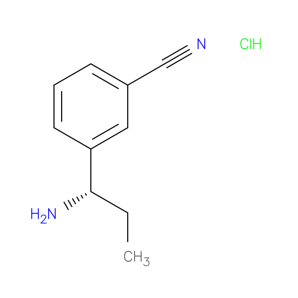 (S)-3-(1-Aminopropyl)benzonitrile hydrochloride