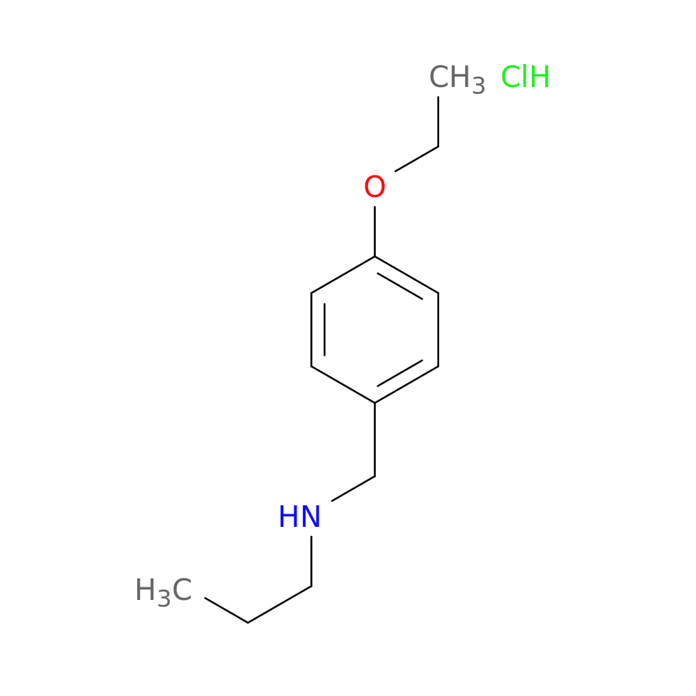 N-(4-ethoxybenzyl)-1-propanamine hydrochloride