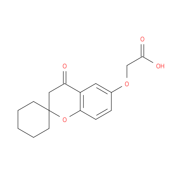 [(4-Oxo-3,4-dihydrospiro[chromene-2,1'-cyclohexan]-6-yl)oxy]acetic acid
