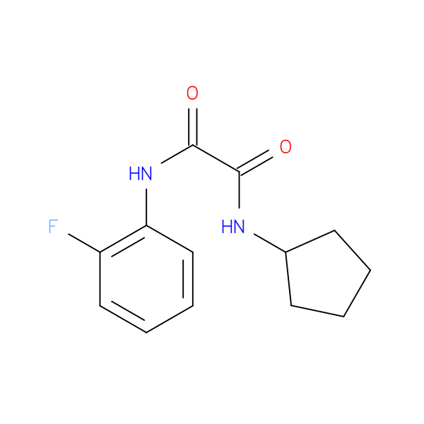 N-cyclopentyl-N'-(2-fluorophenyl)ethanediamide