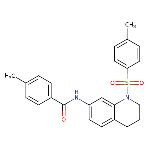 4-methyl-N-[1-(4-methylbenzenesulfonyl)-1,2,3,4-tetrahydroquinolin-7-yl]benzamide