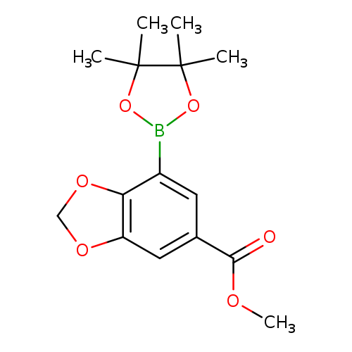 5-Methoxycarbonyl-2,3-methylenedioxyphenylboronic acid, pinacol ester