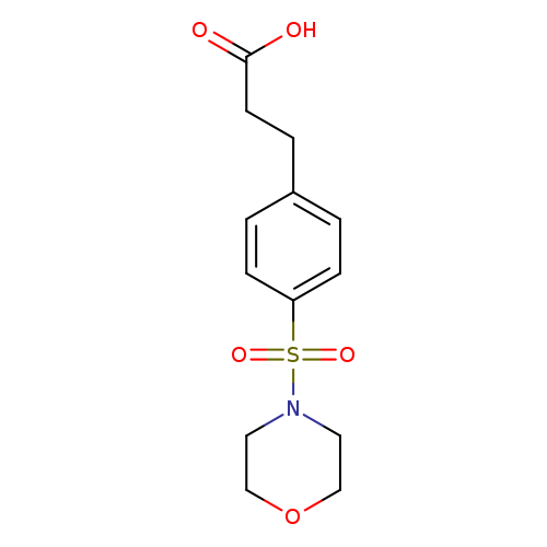 3-[4-(morpholine-4-sulfonyl)phenyl]propanoic acid