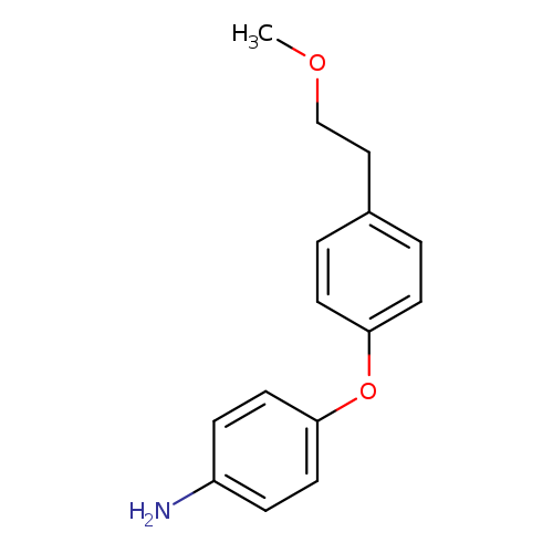 4-[4-(2-methoxyethyl)phenoxy]aniline