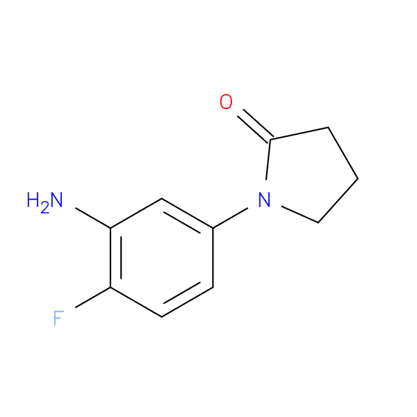 1-(3-amino-4-fluorophenyl)pyrrolidin-2-one