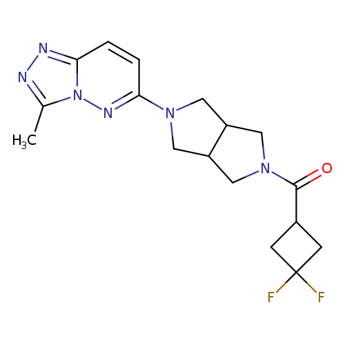 2-(3,3-difluorocyclobutanecarbonyl)-5-{3-methyl-[1,2,4]triazolo[4,3-b]pyridazin-6-yl}-octahydropyrrolo[3,4-c]pyrrole