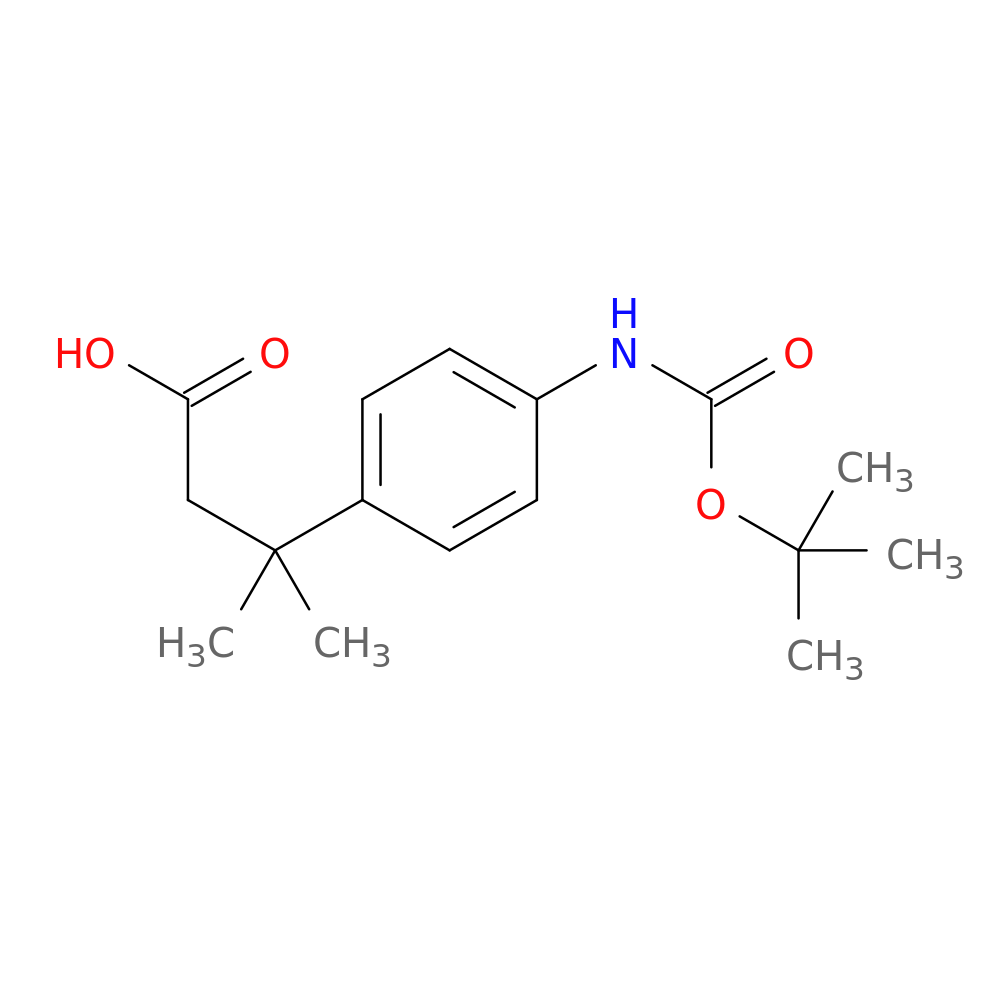 3-(4-{[(tert-butoxy)carbonyl]amino}phenyl)-3-methylbutanoic acid