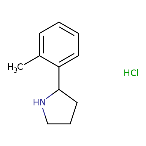Pyrrolidine, 2-(2-methylphenyl)-, hydrochloride (1:1)