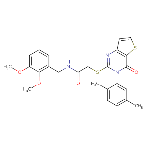 N-[(2,3-dimethoxyphenyl)methyl]-2-{[3-(2,5-dimethylphenyl)-4-oxo-3H,4H-thieno[3,2-d]pyrimidin-2-yl]sulfanyl}acetamide