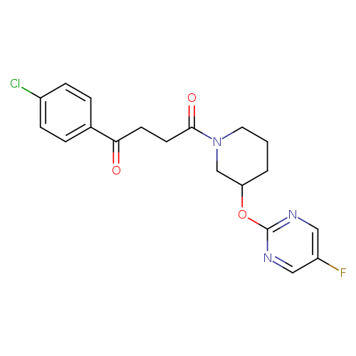 1-(4-chlorophenyl)-4-{3-[(5-fluoropyrimidin-2-yl)oxy]piperidin-1-yl}butane-1,4-dione