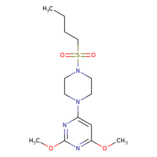 4-[4-(butane-1-sulfonyl)piperazin-1-yl]-2,6-dimethoxypyrimidine