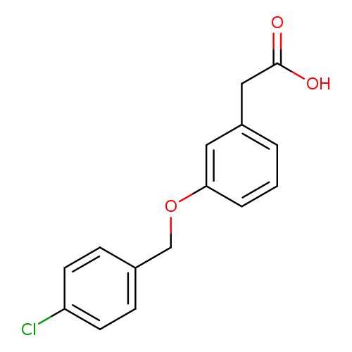 2-{3-[(4-chlorophenyl)methoxy]phenyl}acetic acid