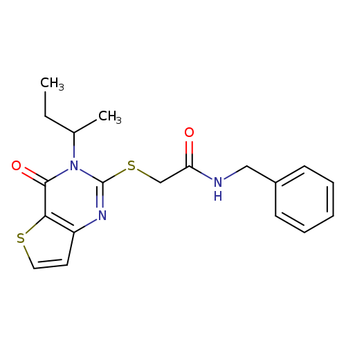 N-benzyl-2-{[3-(butan-2-yl)-4-oxo-3H,4H-thieno[3,2-d]pyrimidin-2-yl]sulfanyl}acetamide